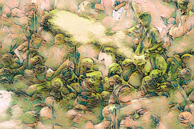 spirituele overgang rituelen begeleid door de sjamaan